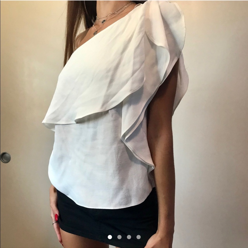white mango blouse